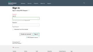 
                            1. Sign-in To HPE Passport | HP® Official Site - Hp Passport Portal Portal