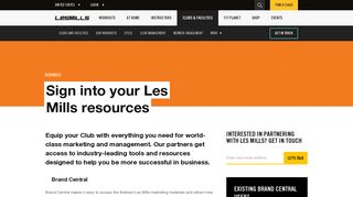 Sign in to Resources - Les Mills - Les Mills Brand Central Portal