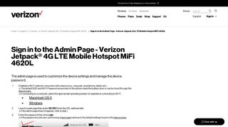 
Sign in to the Admin Page - Verizon Jetpack 4G LTE Mobile ...
