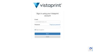 
                            3. Sign in to Vistaprint - Www Vistaprint Com Portal