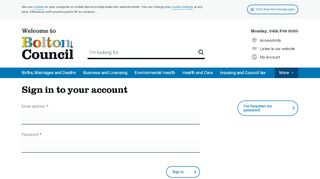 
                            6. Sign in to your account – Bolton Council - Bolton Council Tax Portal