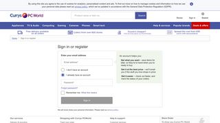
                            3. Sign in to your account - Currys PC World - Pc World My Plan Login