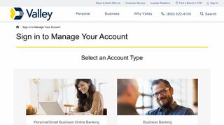 
                            1. Sign in to your accounts - Valley Bank