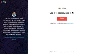 
                            8. Sign in to Zoho CRM | Zoho CRM Login - Zoho Crm Plus Portal