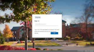 
                            1. Sign In - Trine Online - Trine University - Trine Email Portal