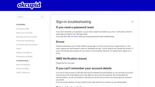 
                            7. Sign-in troubleshooting - OkCupid Help - Okcupid Facebook Portal Not Working