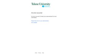 
                            2. Sign In - Tulane University