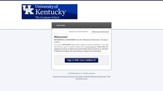 
                            9. Sign In - University of Kentucky Graduate School Fellowship ... - Uky Edu Email Portal