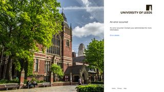 Sign In - University of Leeds - Leeds Portal Portal