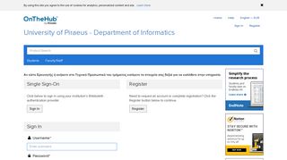 
                            4. Sign In | University of Piraeus - Department of Informatics ... - Dreamspark Academic Sign In