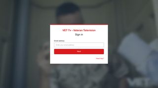 
                            1. Sign in - VET Tv - Veteran Tv Portal