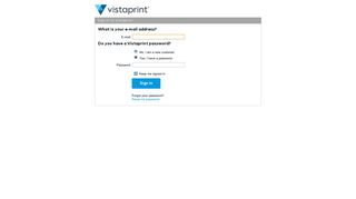 
                            1. Sign In - Vistaprint - Www Vistaprint Com Portal