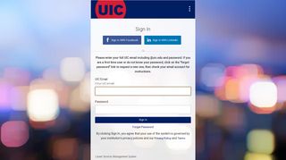 
                            7. Sign in - What type of user are you? - Symplicity - My Uic Portal