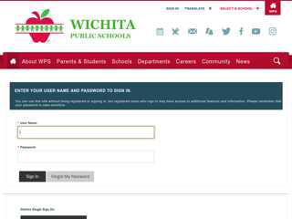 Sign In - Wichita Public Schools