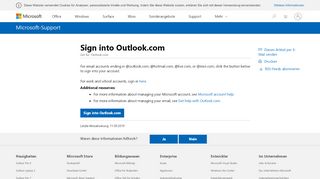 
                            9. Sign into Outlook.com - Microsoft Support