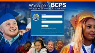 
                            4. Sign On - Baltimore County Public Schools - Bcps One Student Portal Screen