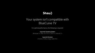 
                            2. Sign On - Shaw - Shaw Freerange Tv Portal
