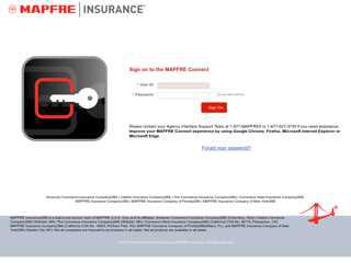 Sign on to the MAPFRE Connect - MAPFRE …