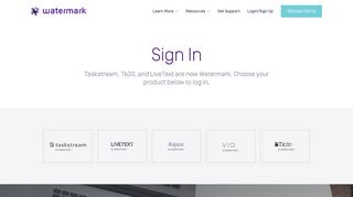 
                            4. Sign On | Watermark - Taskstream Fiu Portal