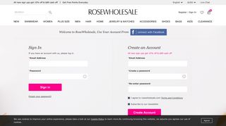 Sign rosewholesale.com