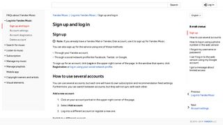 
                            5. Sign up and log in - Yandex.Music. Help - Yandex Ru Login
