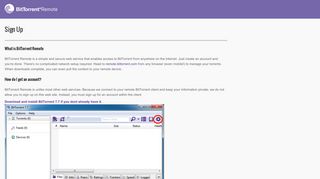 
                            7. Sign Up - BitTorrent Remote - Torrent Account Sign Up