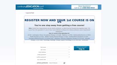 Sign Up  ContinuingEducation