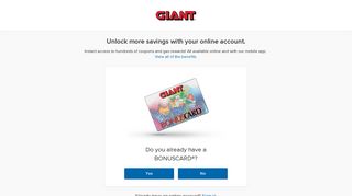 
                            4. Sign-Up For A Rewards Card - Giant Food Stores