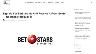 Sign Up For BetStars And Receive A Free $50 Bet -- No ... - Betstars Sign Up