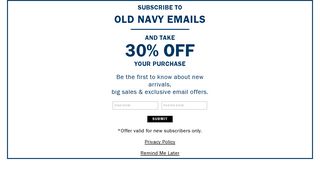 
                            7. Sign up for emails - Athleta - Athleta Email Sign Up