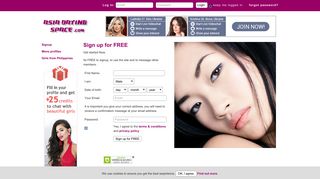 
                            3. Sign up for free Philippines & Asian dating - Asian Dating Space Portal