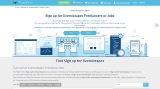 
                            6. Sign up for livemixtapes Freelancers or Jobs Online - Truelancer - Truelancer Sign Up