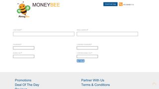
                            6. SIGN UP - MoneyBee Login - Www Moneybee Com Portal