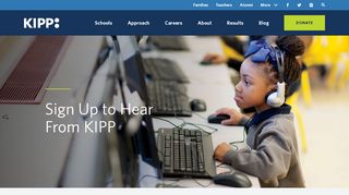 
Sign Up to Hear From KIPP | KIPP Public Charter Schools  
