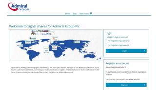 
                            8. Signal shares for Admiral Group Plc - Admiral Portal