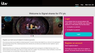 Signal shares for ITV plc - Itv Portal