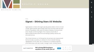 
                            3. Signet – Shining Stars US Website – MH GRAPHIC DESIGN - Signet Shining Stars Login