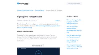 Signing in to Hotspot Shield – Hotspot Shield Help Center