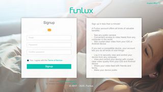 
                            4. Signup - Funlux - Funlux User Portal