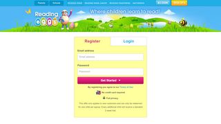 
                            4. Signup | Login – Reading Eggs - Reading Eggs Parent Portal