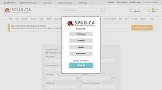 
                            3. Signup | SPUD.ca - Spud Ca Portal