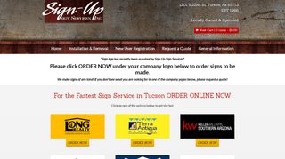 signuptucson.com - Sign Up Sign Services