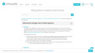 
                            7. Silhouette Design Store Subscriptions - Silhouette America - Silhouette Design Store Portal