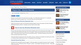 
                            8. Silverton Rewards - Silverton Casino Players Club & Rewards - Silverton Rewards Portal