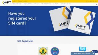 
                            2. SIM Registration - MPT Myanmar | Moving Myanmar Forward - Www Care Mpt Com Mm Login