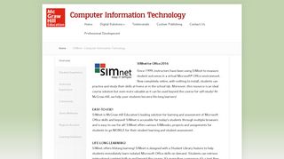 
SIMnet - Higher Education Disciplines
