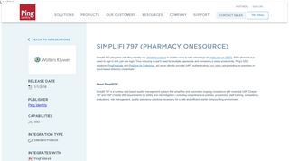
                            7. Simplifi 797 (Pharmacy OneSource) - Ping Identity Support - Simplifi 797 Sign In