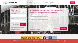 
                            8. Simply Be Card - Manage your account - Comenity - Simply Be Credit Card Portal