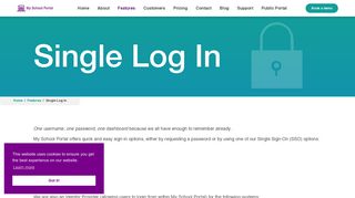
                            2. Single Log In - My School Portal - My School Portal