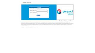 
                            3. Single Sign On - Genpact - Genpact Outlook Portal